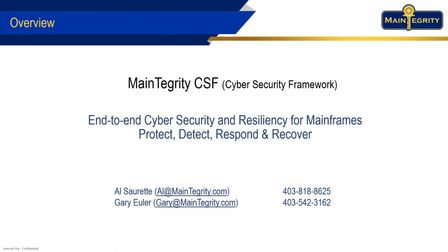 Webinar: Cyber Security Framework (May 2nd, 2024)